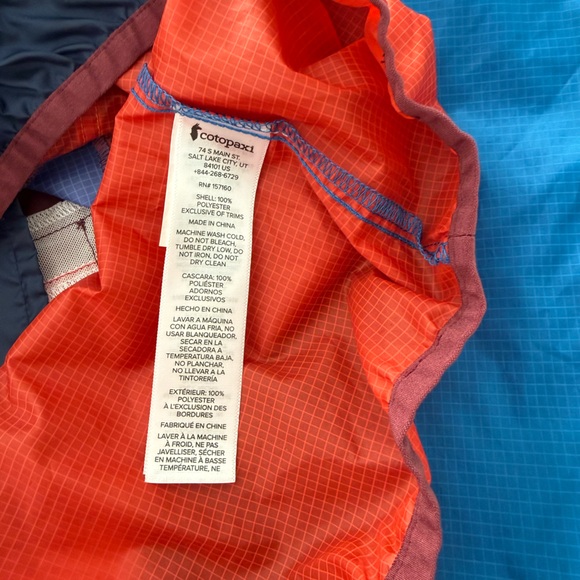 Cotopaxi Multicolor Windbreaker Jacket women’s medium - Picture 4 of 6